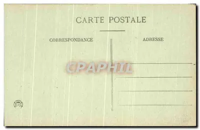 Dauphiné - Sassenage - Widok na wodospad Parisien — wydawca B&G — Rewers