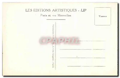 L'Arco di Trionfo — Parigi — Edizioni Artistiche LIP, n°27 — Verso