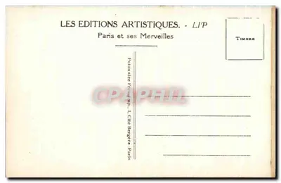 Parijs - De Kamer van Deputaten en de Brug van de Concordie — LIP, n° 124 — Achterkant