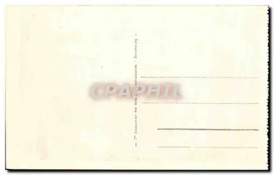 Mont-Saint-Michel - A Abadia - Cripta dos grandes pilares — Editora: Alacienne des Arts Décoratifs-antiques - Strasbourg, n° 55 — Verso