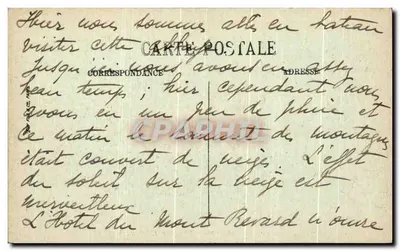 Aix-les-Bains — L'Abbaye d'Hautecombe — LL. n°77 — Verso