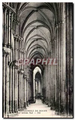 Catedral de Rouen — Nef lateral Sul — ND