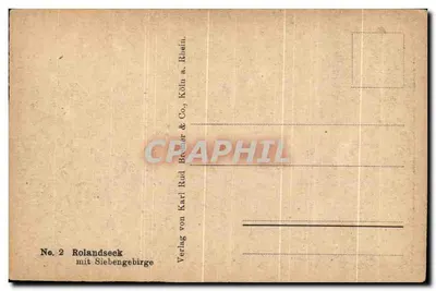 Rolandseck i Siebengebirge — widok panoramiczny — S. Altrüinge — Rewers