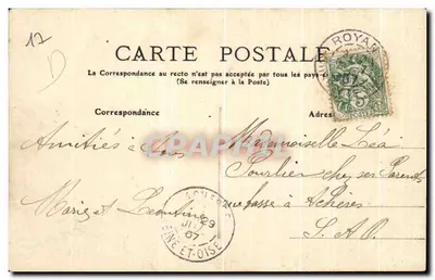 Mosty Pierrières — Oaza Royan — Saint-Palais — Biuro — n°7-70 — Rewers