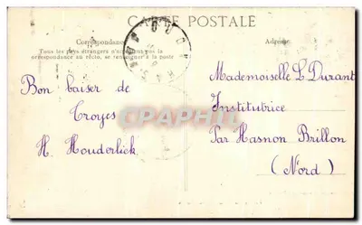 Troyes — Dolina Szwajcarska — wydawca Gaudelain & Frères, Épinal — Rewers
