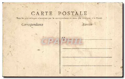 Angoulême — Place de la Commune en standbeeld Carnot — Uitgave Houvèlles & Cie — Achterkant