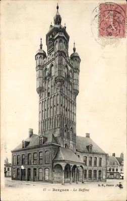 Bergues - Le Belfroi — éditeur B. F., Paris, n° 17