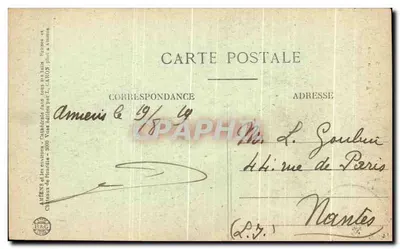 Amiens — Kościół św. Leu — wydawca L. ARON, n° 367 — Rewers