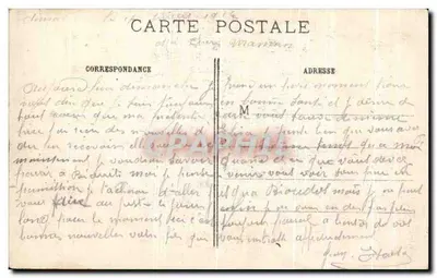 Ruïnes van de Oven van Parijs (Meuse) — De Grote Oorlog 1914-15 — IMP. BAUDINIÈRE, NANTERRE, n° 767 — Achterkant