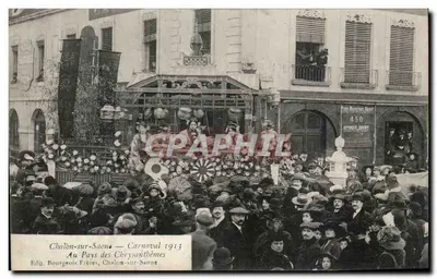 Chalon-sur-Saône — Carnaval 1913 — Au Pays des Chrysanthèmes — Edig. Bourgeois Frères, Chalon-sur-Saône