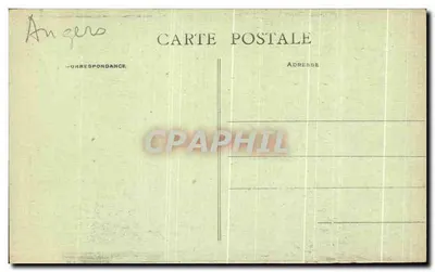 Angers — Wnętrze katedry — Nef i Duży Ołtarz — L. V. phot. — Rewers