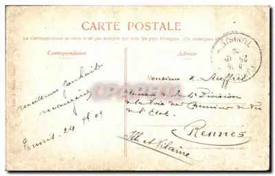 La petite retouche des vrais croyants ! — Tranh châm biếm — Nhà xuất bản B. Mouly, Tunis — Mặt sau