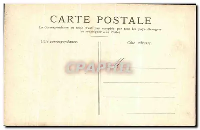 Parijs — Paleis van Justitie, Sainte-Chapelle — uitgever niet zichtbaar — Achterkant