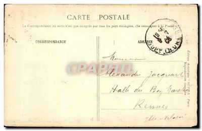 Zamek w Amboisie — Ogólny widok — Wydawnictwo A. SEPPRA — Rewers