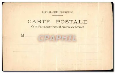 Zamek w Azay-le-Rideau — Indre-et-Loire — wydawca Le Journal des Demoiselles, 14, rue Drouot — Rewers