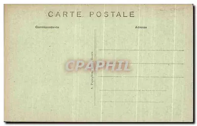 Azay-le-Rideau — Nationaal kasteel van de 16e eeuw — Invoer kant Noord — A. Papeghin, Tours — Achterkant