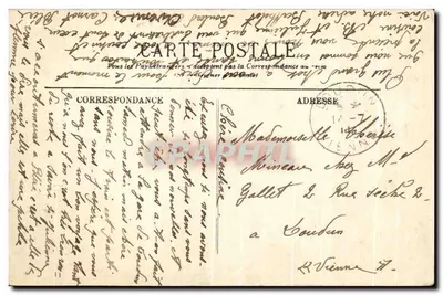 Chenonceaux — Zamek — Zachodnia fasada widziana z ogrodu — LL. — Rewers
