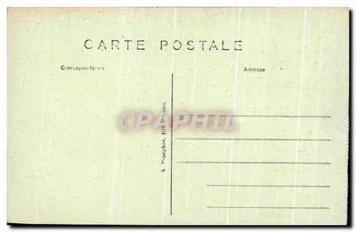 Chenonceaux (Indre-et-Loire) — Zamek, ozdobna kominek i portret Katarzyny Medycejskiej — A.P. — Rewers
