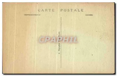 Chinon (Indre-et-Loire) — O Castelo, o Ponte e a Torre da Hora — A. P. — Verso