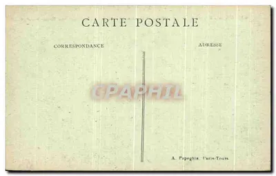 Chinon (Indre-et-Loire) — Zamek i Rzeka Wienne — A. P. — Rewers