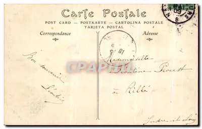 LANGEAIS (Indre-et-Loire) — Wieża Zamku — ND. Fot. — Rewers