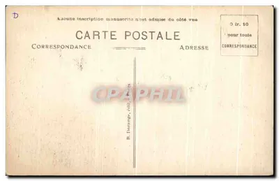 Loches (Loir-et-Cher) — La Porte des Cordeliers et la vue générale du Château Royal (mon. hist.) — Verso