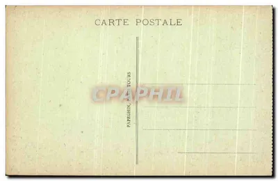 Loches (Indre-et-Loire) - Castelo Real - Sala onde foi preso o Duque d'Elbeuf durante a Revolução — Verso