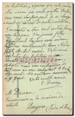 Luyynes (I.-e-L.) — O Castelo — A Cour — A. B. — Verso