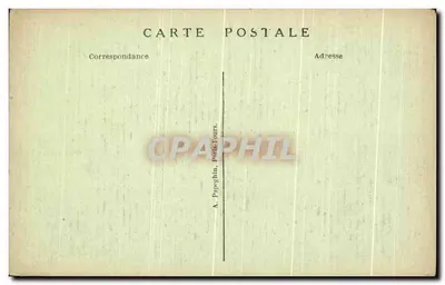 Luynes (i.-et-L.) — O Castelo (século XV) — Fachada Leste — A.P. — Verso