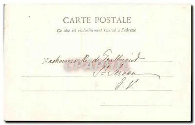 Bordeaux - Les Tours Saint-André — Uitgegeven door het tijdschrift « La Réclame » — Achterkant