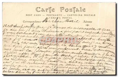 Bordeaux — Le Grand Théâtre — éditeur N.D. Phel, n° 101 — Verso
