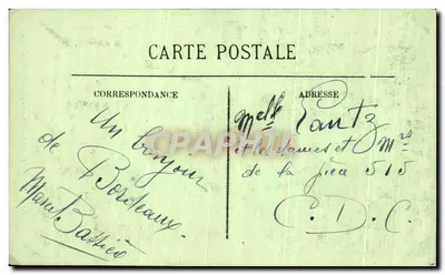 Bordeaux — A Igreja de São Seurino — O Portal — LL — Verso