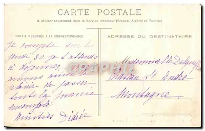 Baurech (Gironde) — Castelo Gaussens — editor não identificado, número de série 3119 — Verso