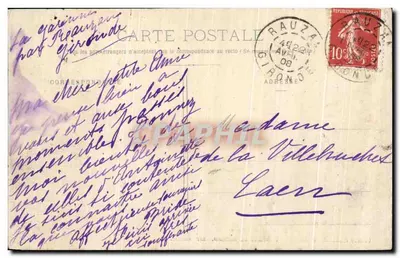 Entre-deux-Mers — Castelo de Rauzan (século XIV) — HENRY GUILLEIX, 31, 42 rue de la Fonderie — Verso