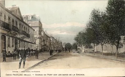 Pauillac — Avenida do Porto às margens da Gironde — Henry Guillier, n°4364