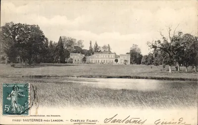 Sauternes perto de Langon — Castelo Filhot — Henry Guillier, rua Fenneuve