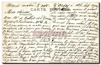 Castelo de Pommay, a Terrasse — (L'Anvoude) — Edição Nord-Parisienne — Verso