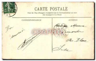 Pauillac - O Quai Léon-Périé — editor Bruniquet, n° 466 — Verso