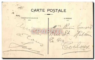 Mazères, perto de Langon (Gironde) — Castelo de Roquetaillade — Bromotype Gautreaux, n°1689 — Verso