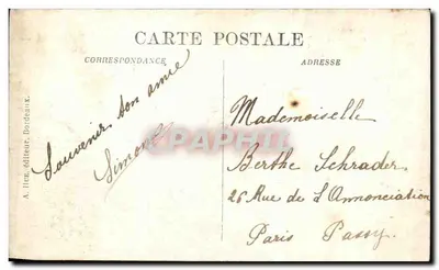 La Brède (Gironde) — Castelo Montesquieu — Monumento histórico — Verso