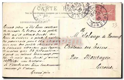 Pomerol blisko Libourne — Zamek Mazeyres — Henry Guillier, ulica Fonneuve — Rewers