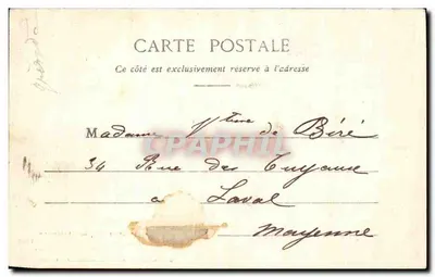 St-Emilion, perto de Libourne — ossos encontrados nas criptas da igreja monolítica (século IX) — Henry Guillier, 31, 42 bis e 44, rue Fonneuve, Libourne — Verso