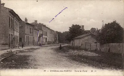 CUBZAC-les-PONTS — Em direção ao Porto — Marcel Bethoy, fototipo, Bordeaux, n°37