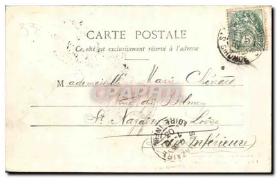 Castillo de Cadillac — fachada principal — Armand Lemouze (2917) — Reverso