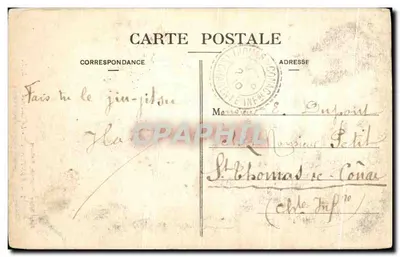 Montendre — Zamek — Marcel Delboy, fototyp, Bordeaux, n°7 — Rewers