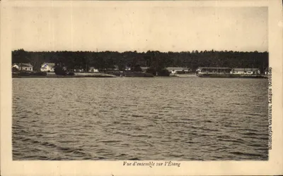 Vista geral do Étiang, Langon (Gironde) — Bromotype Gauvreau