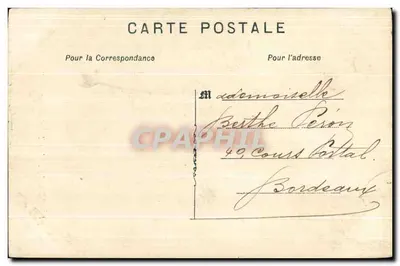 Bourg-s-Girande — A velha porta do porto — Coleção JLB - Série B - No 461 — Verso