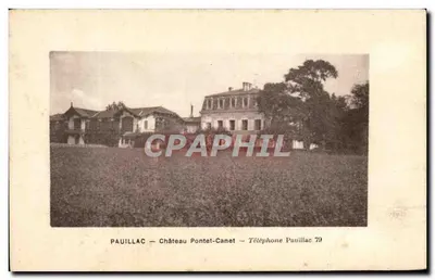 Pauillac — Castelo Pontet-Canet — Telefone Pauillac 79