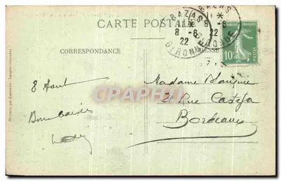 Okolice BAZAS (Gironde) — Stare zamki Villandraut — Mon. hist. XIV wieku — Rewers