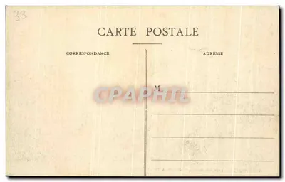 Zamek La Grave — Bonzac, blisko Libourne — Henry Guillier, 31, 42 bis i 44, rue Fonneuve — Rewers